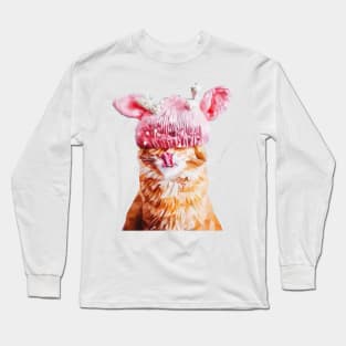 Winter Cat Long Sleeve T-Shirt